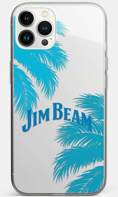 Buy Jim Beam Palms Blue - Clear Case for iPhone 13 Pro Phone Cases & Covers Online
