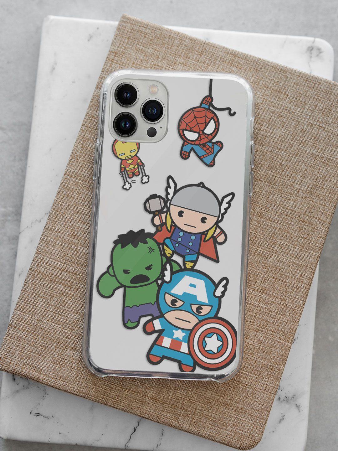 Buy Kawaii Art Marvel Comics Macmerise Clear Case for iPhone 13 Pro Online