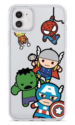 Buy Kawaii Art Marvel Comics - Clear Case for iPhone 11 Phone Cases & Covers Online