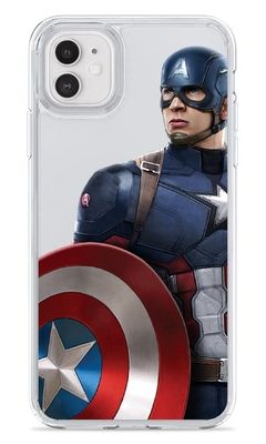 Buy Team Blue Captain - Clear Case for iPhone 11 Phone Cases & Covers Online