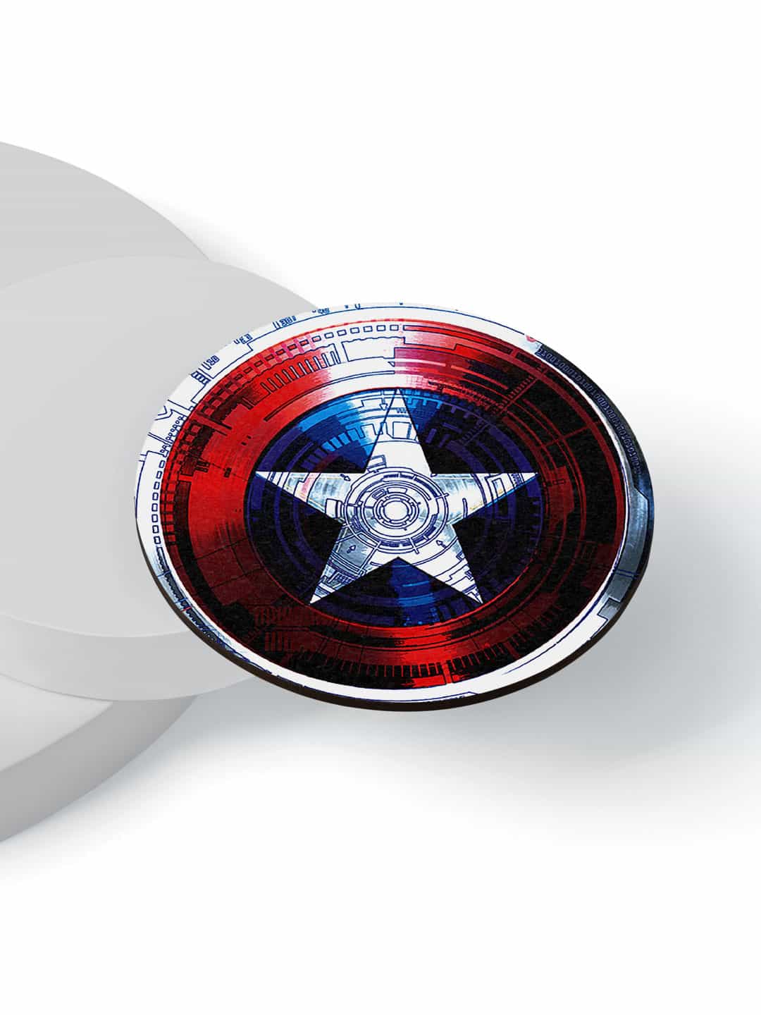 Captains Shield Decoded - Circular Coaster