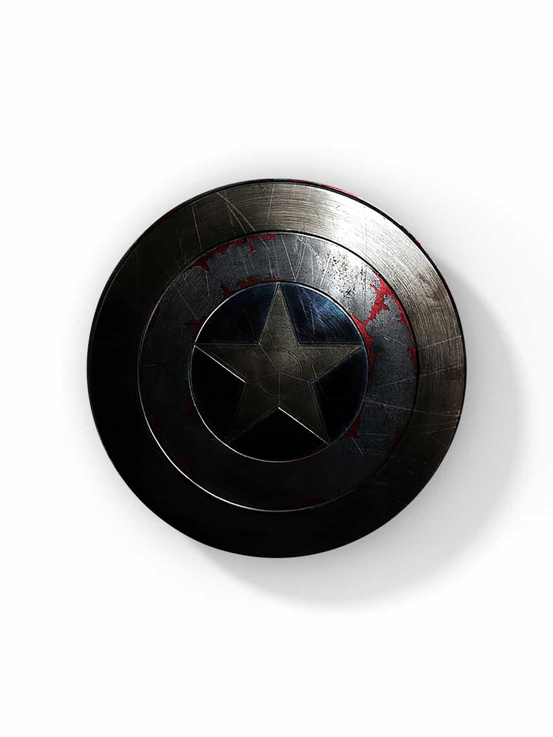 Rusted Captains Shield - Circular Coaster