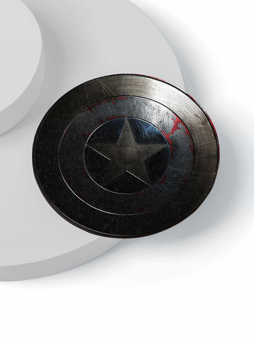 Rusted Captains Shield - Circular Coaster