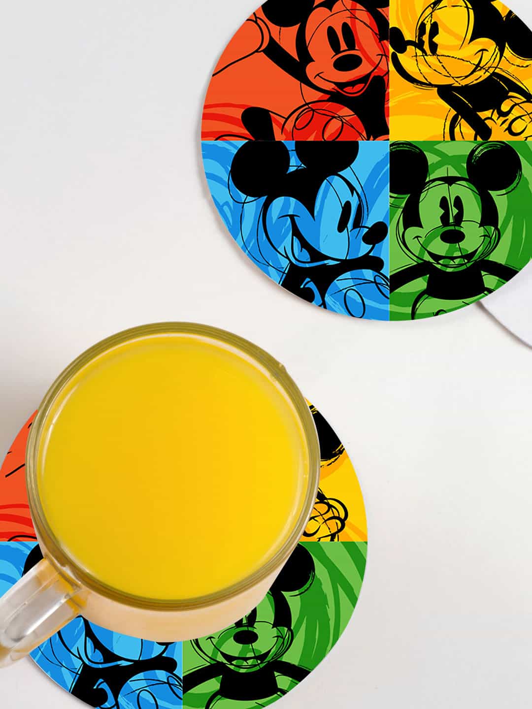 Shades of Mickey - Circular Coaster