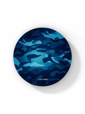 Buy Camo Azure Blue - Circular Coasters Coasters Online