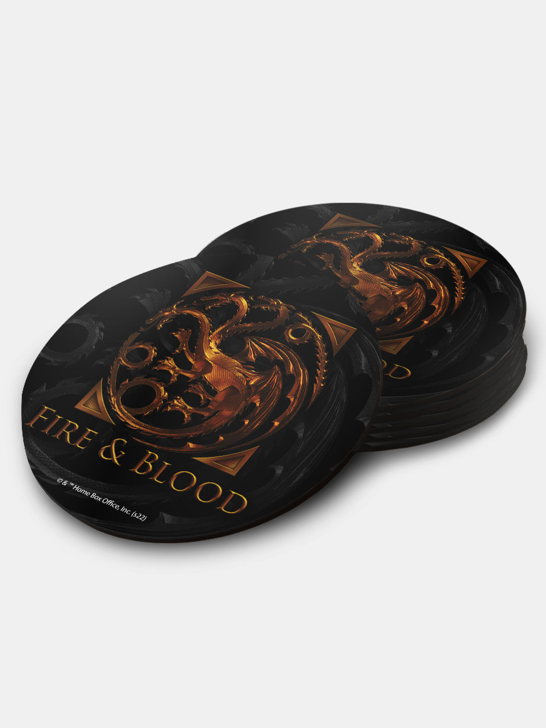 Buy HOD Fire and blood - Circular Coasters Coasters Online