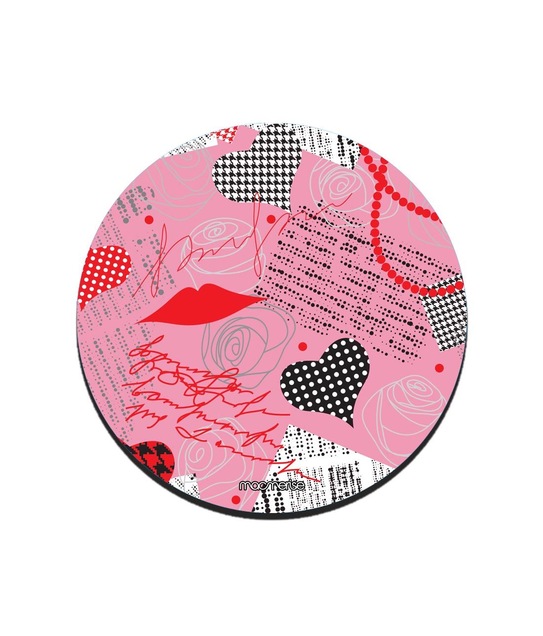 Pink Love - 10 X 10 (cm) Coaster