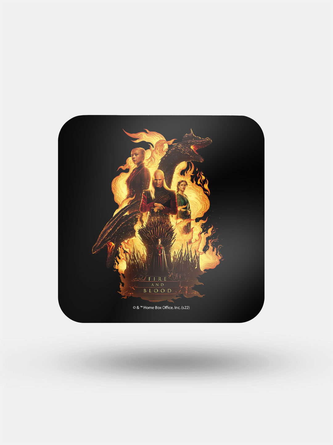Buy HOD Fire and blood team Multi - 10 X 10 (cm) Square Coasters Coasters Online
