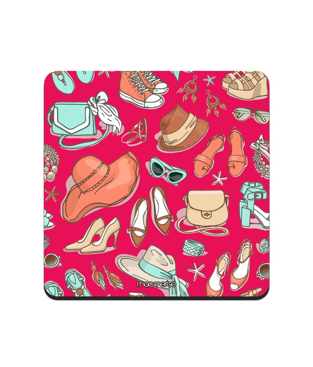 Pink Wanderlust - 10 X 10 (cm) Coaster