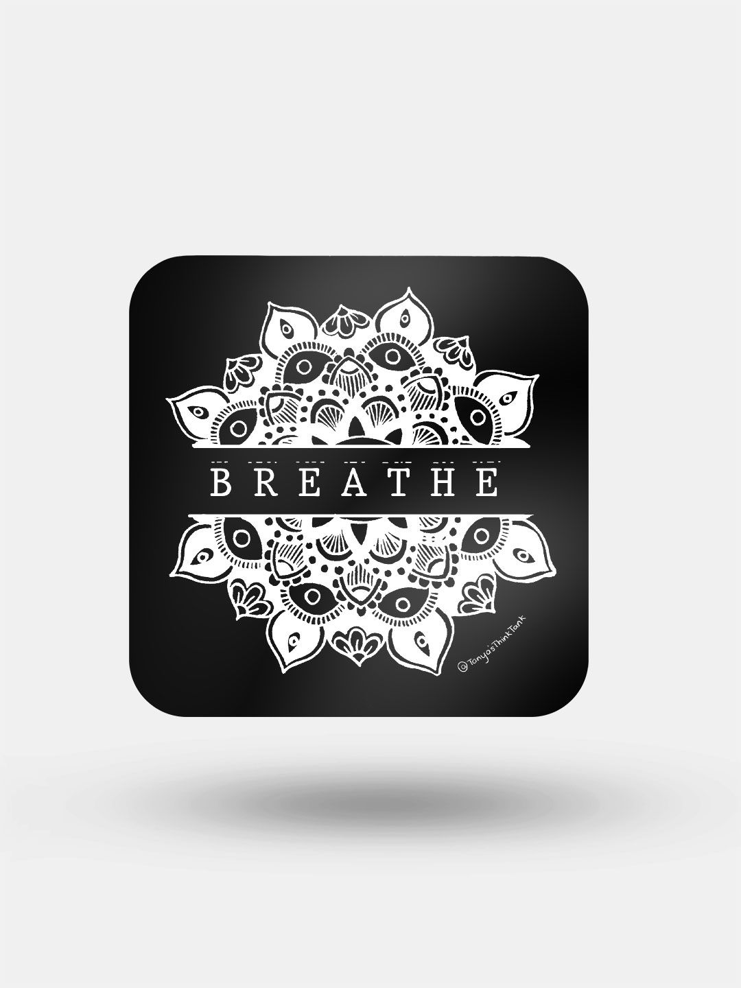 Buy Breathe White - 10 X 10 (cm) Coaster Coaster Online