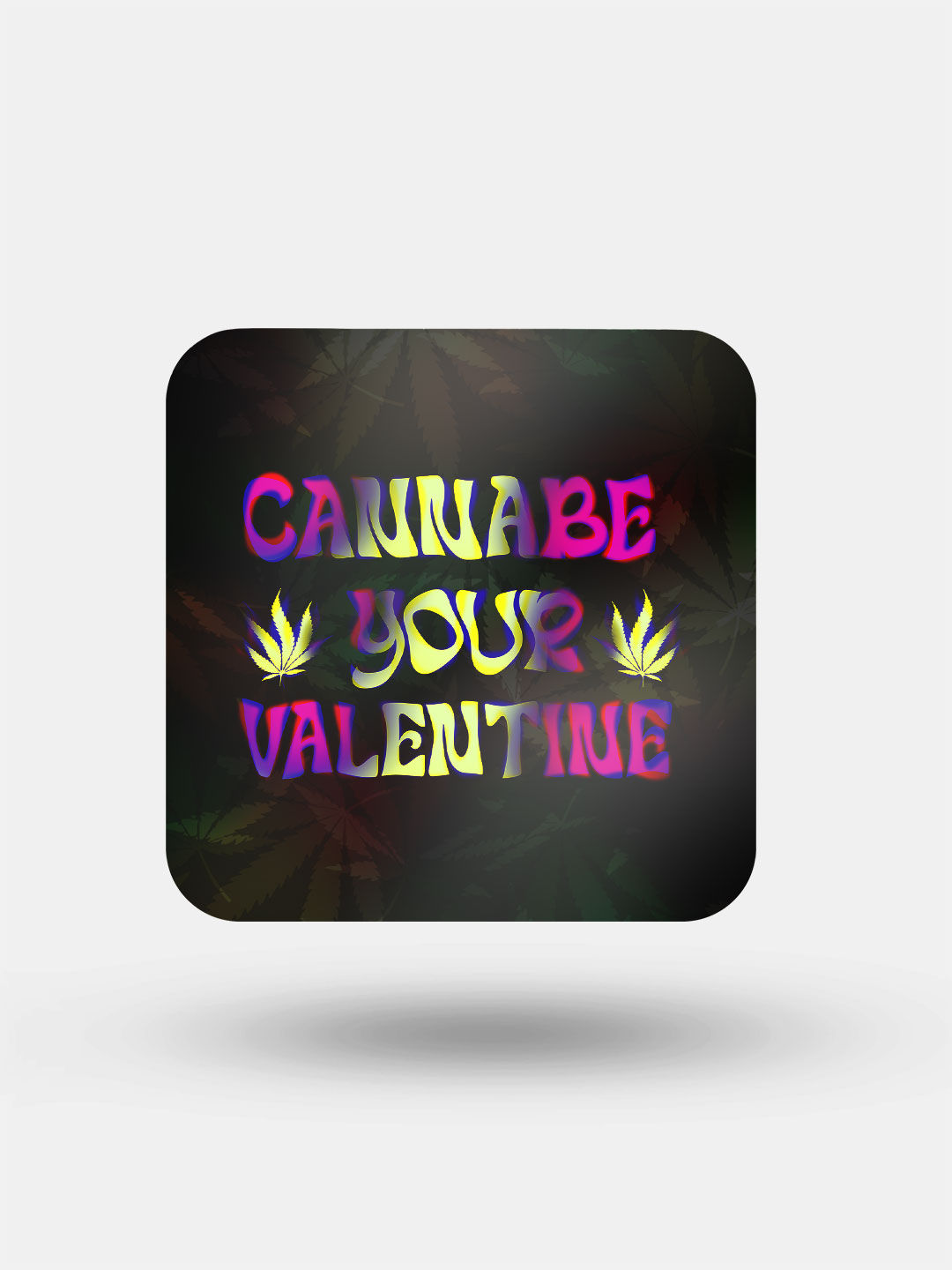 Buy Valentine Cannabe - 10 X 10 (cm) Coasters Coasters Online