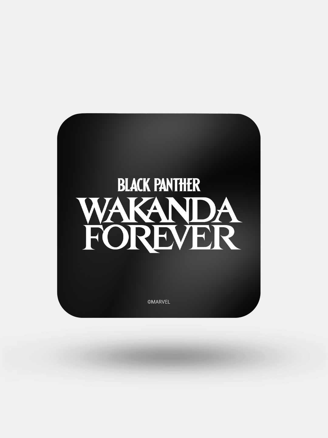 Marvel Black Panther Wakanda Forever Logo Water Bottle - WHITE