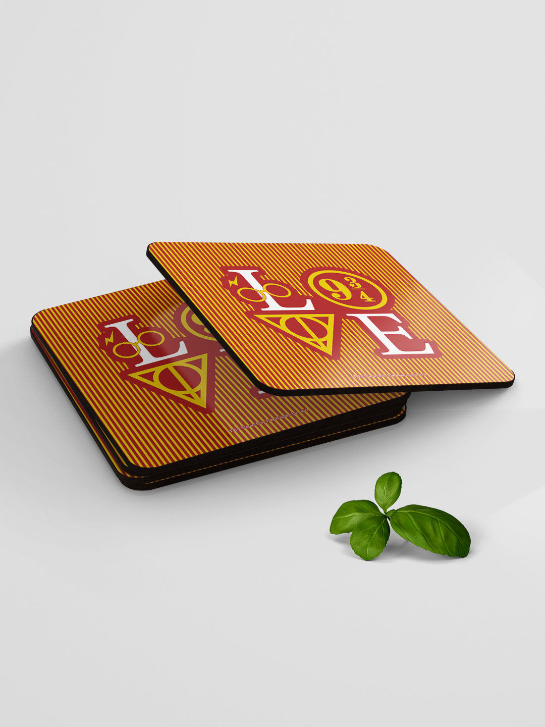 Get Designer Valentine Love 9 34 Square Coasters Online in India| Square  Coaster