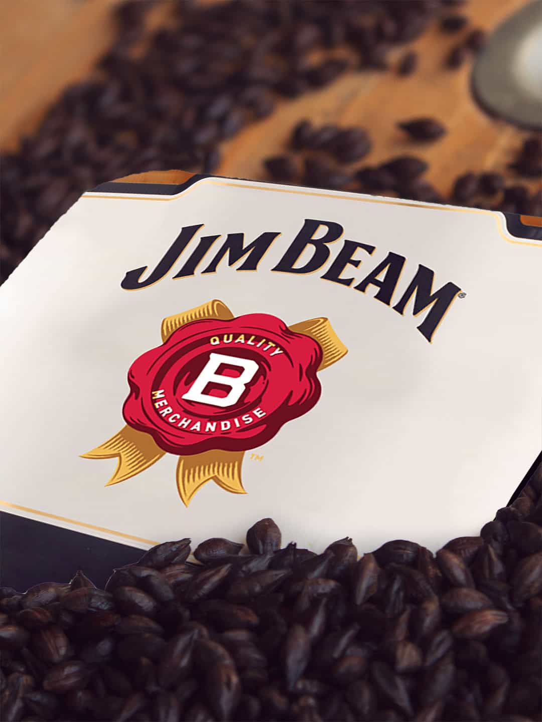 Jim Beam Bold and Strong - 10 X 10 (cm) Coaster