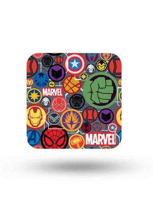 Buy Marvel Iconic Mashup - 10 X 10 (cm) Coaster Coasters Online
