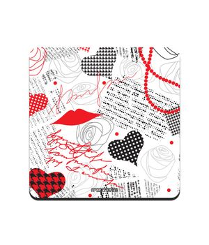 Buy White Love - 10 X 10 (cm) Coaster Coasters Online