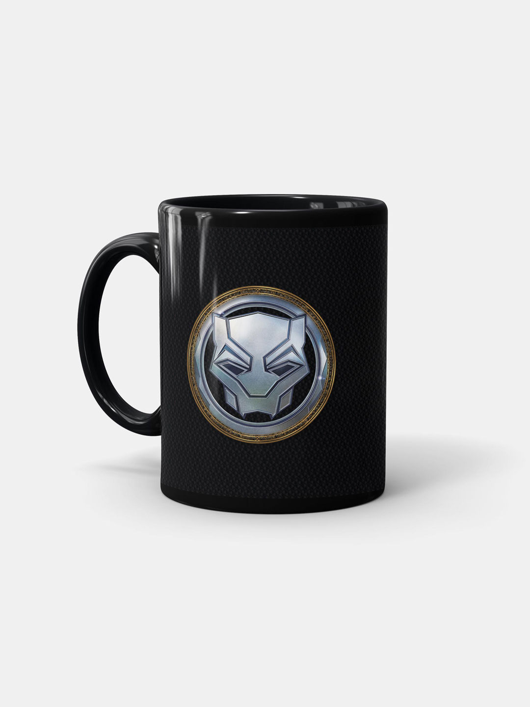 Wakanda Forever Vibarnium Gold - Coffee Mugs Black