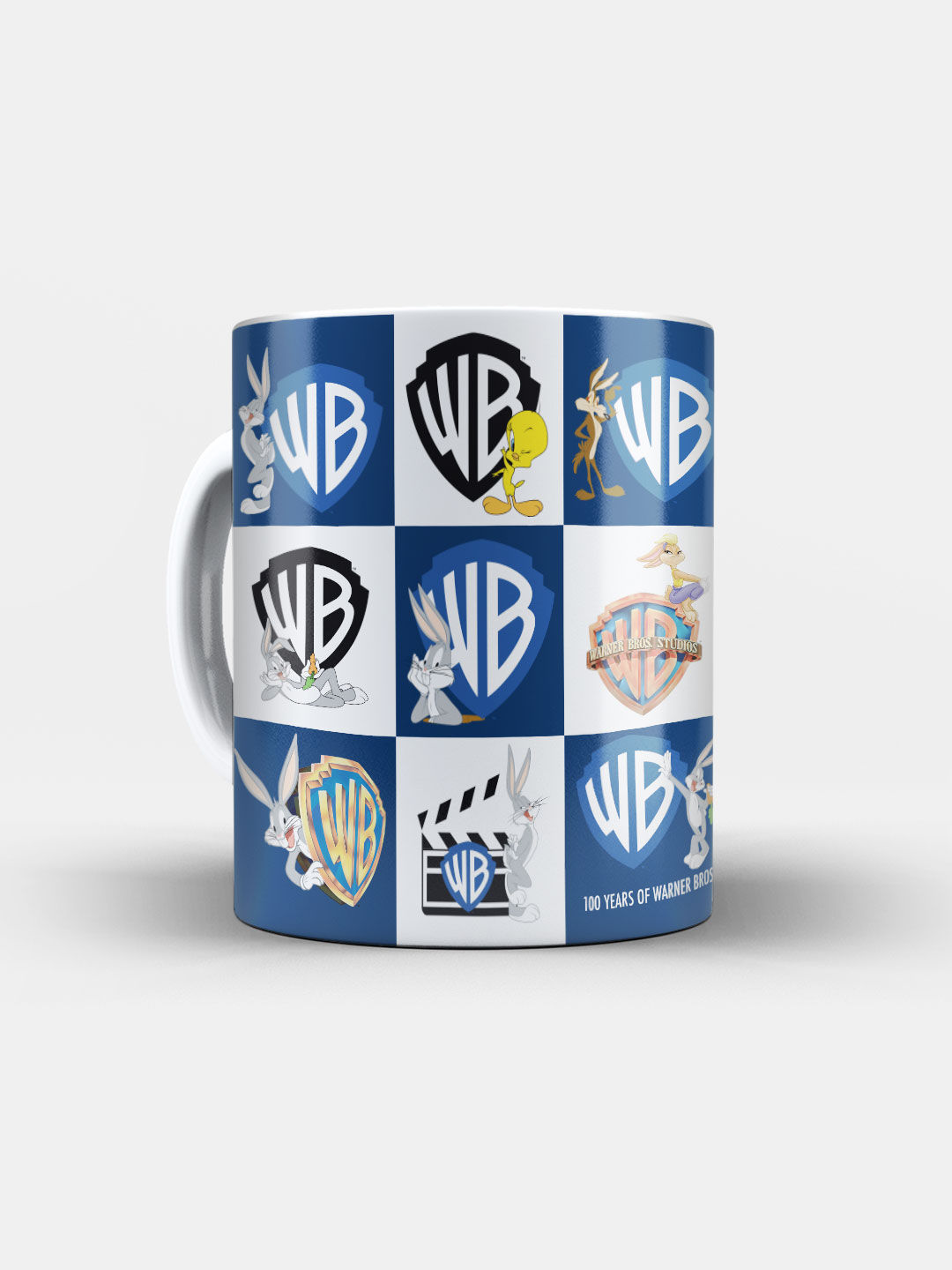 Buy Warner Bros Shuffle Ceramic Coffee Mugs-White Online in India