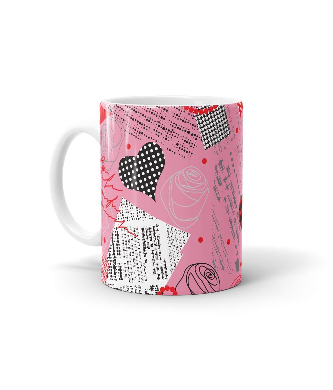 Pink Love - Coffee Mugs White