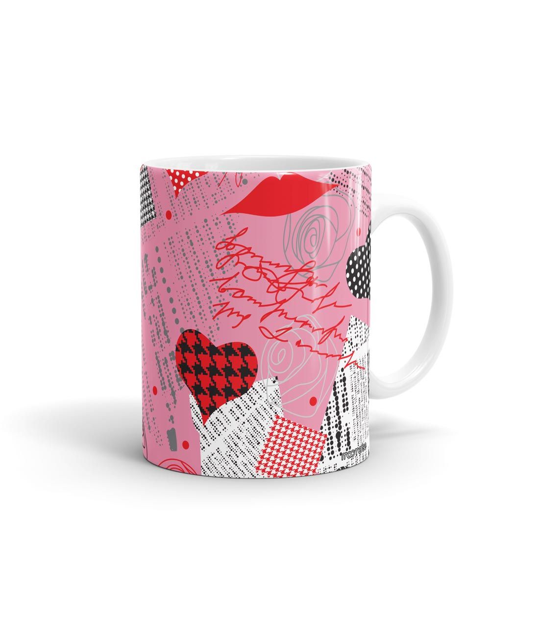 Pink Love - Coffee Mugs White