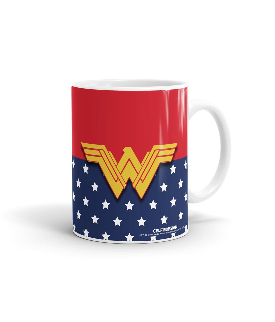 Classic Wonder Woman Logo - Coffee Mugs White