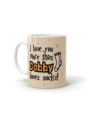 Buy Dobby loves Socks - Coffee Mugs White Coffee Mugs Online
