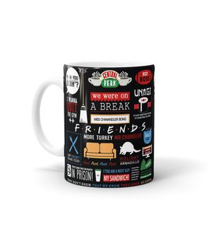 Buy Friends Doodle - Coffee Mugs White Coffee Mugs Online