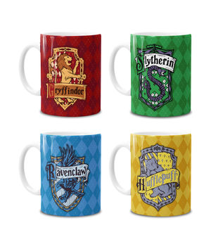 Buy Hogwarts Crest Pattern Collection - Coffee Mugs Set Of 4 Coffee Mugs Online