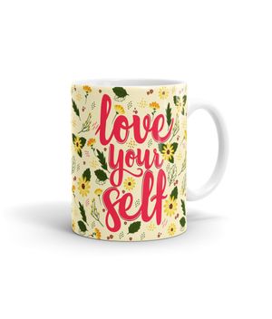 Buy Love Yourself - Coffee Mugs White Coffee Mugs Online