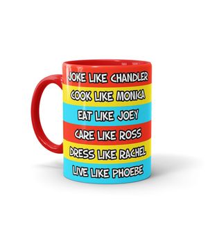 Buy Perks Of Friends - Coffee Mugs Red Coffee Mugs Online