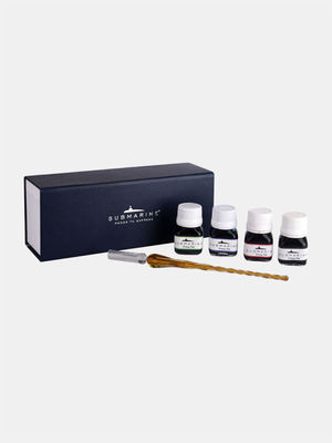 Buy Graceful Submarine Glass Ink Pen With 4 types of Ink Combo Sets Online