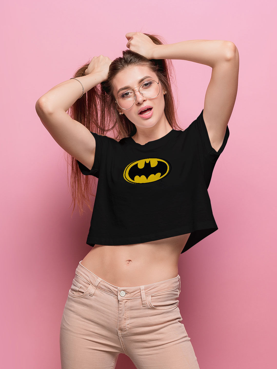 Batman Classic Doodle - Designer Crop Tops