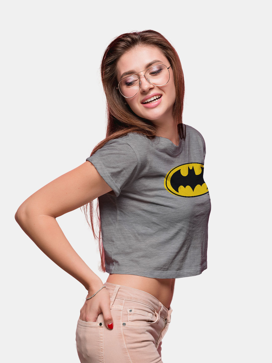 Batman Classic Doodle Designer Crop Tops