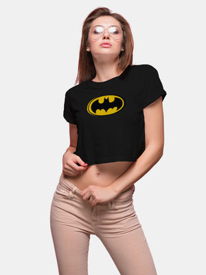 Buy Batman Classic Doodle - Designer Crop Tops T-Shirts Online