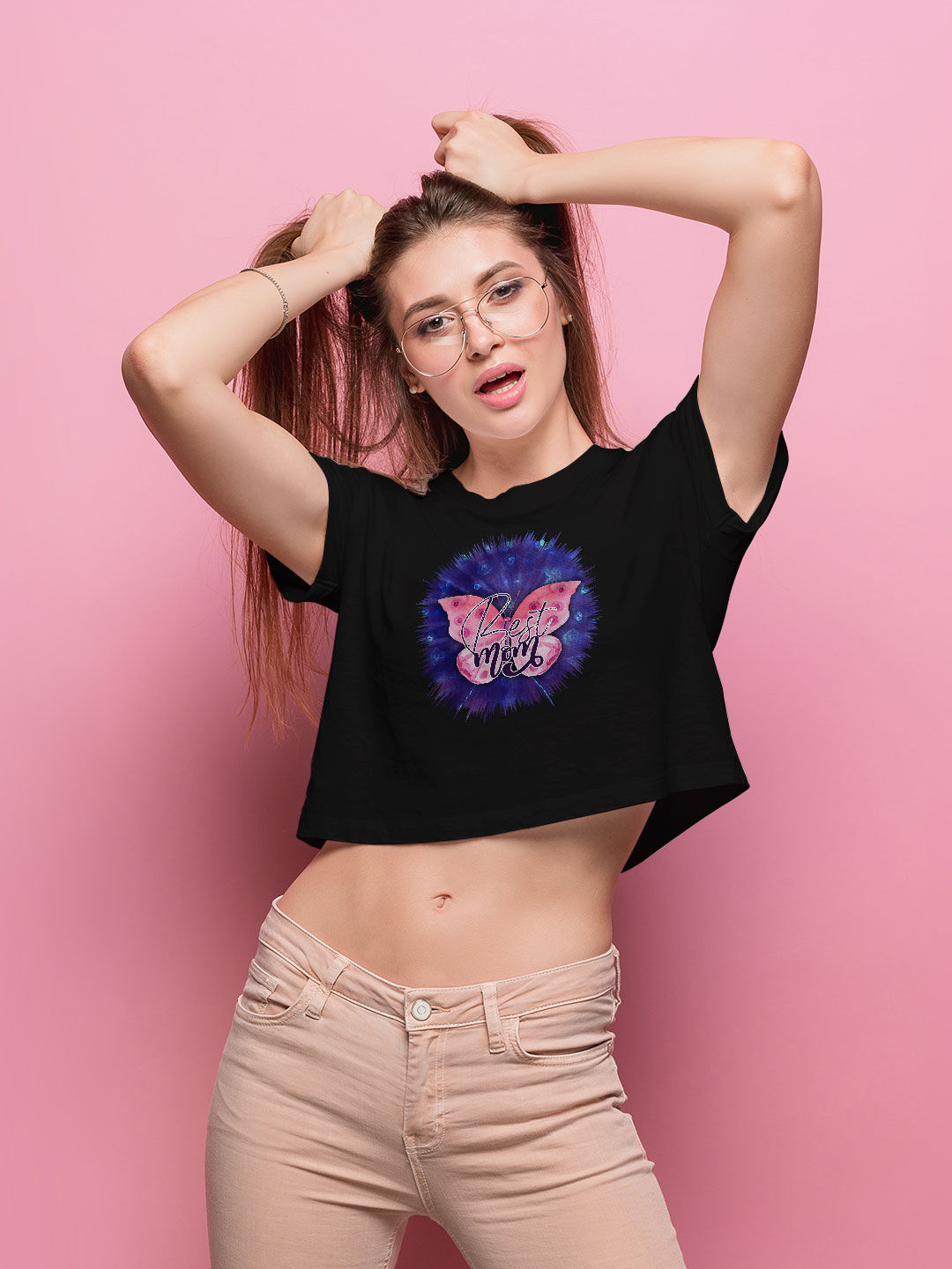 Best Mom - Designer Crop Tops