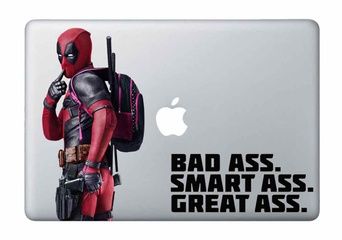 Buy Smart Ass Deadpool - Decals for Macbook Pro Retina 15" Decals Online