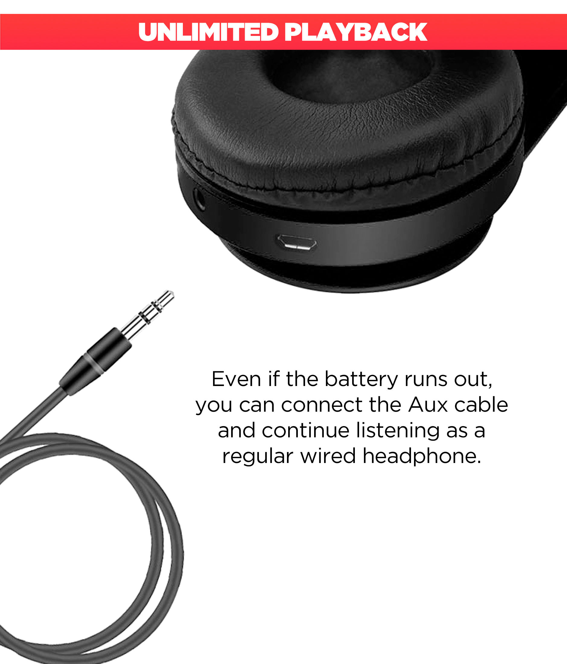 First Order - Decibel LED Wireless On Ear Headphones 