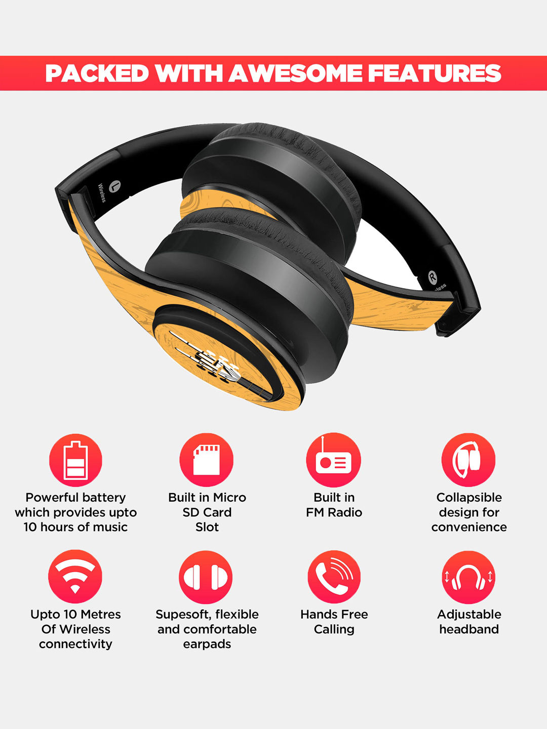 Buy Jim Beam Rock HD Sound Wired and Wireless Headphones Online at