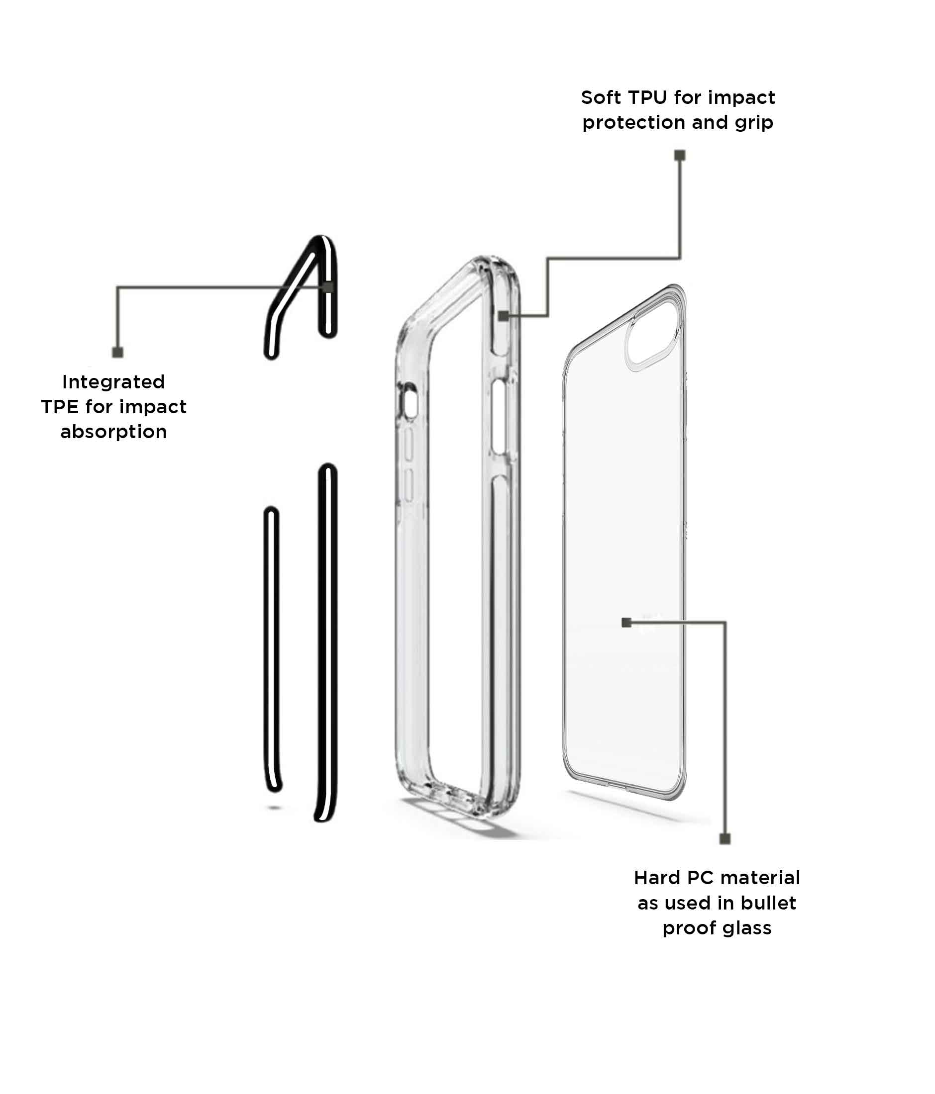 Illuminated Black Widow - Extreme Phone Case for iPhone 7 Plus