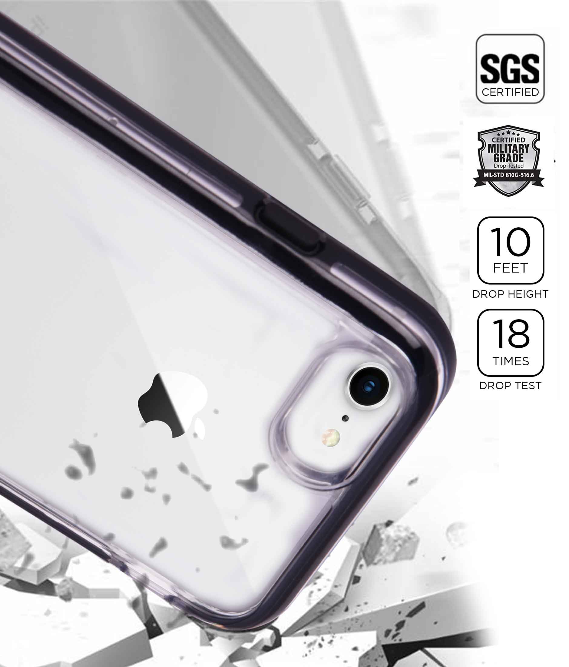 Crystal Clear - Extreme Phone Case for iPhone 8
