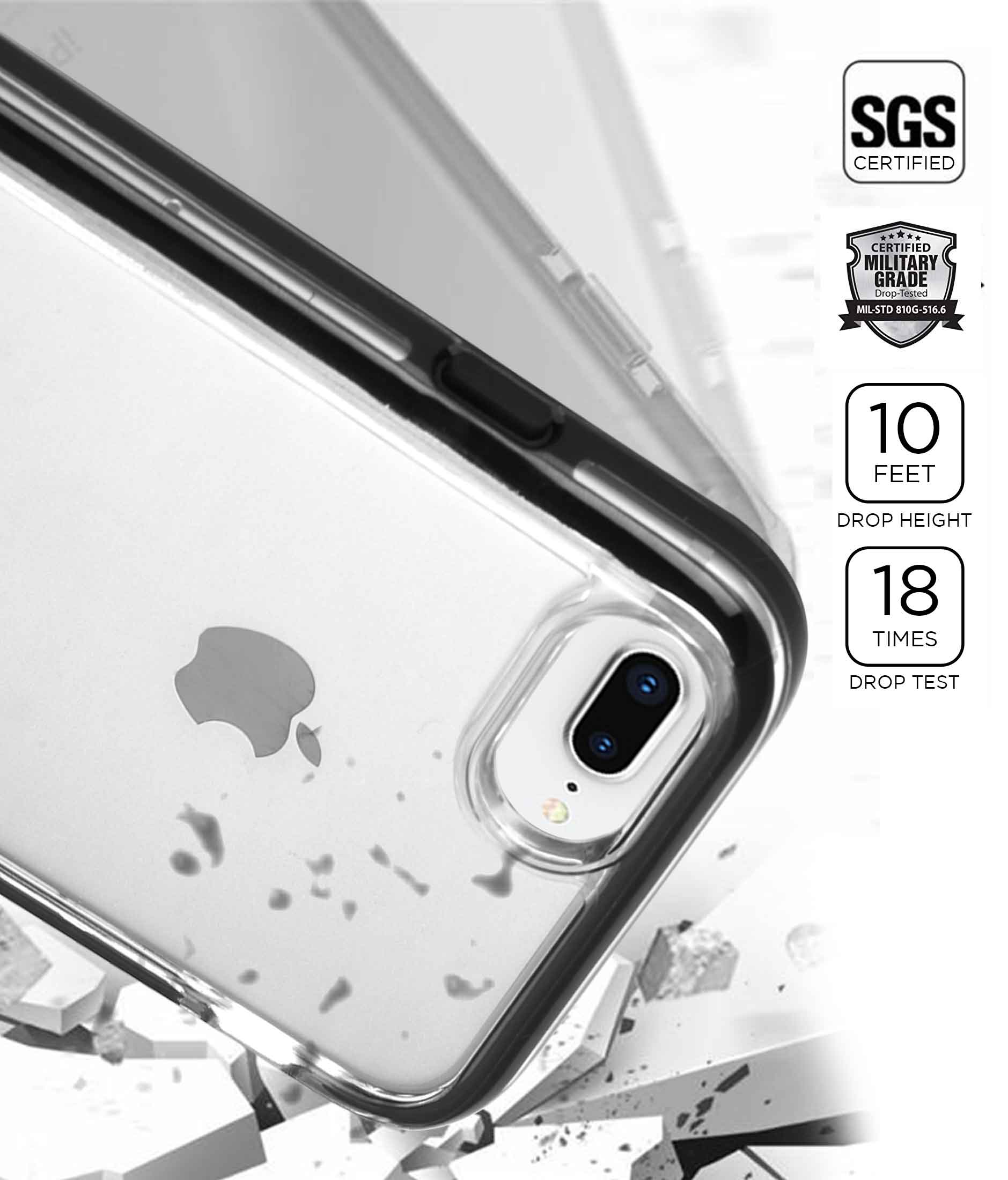 Crystal Clear - Extreme Phone Case for iPhone 8 Plus