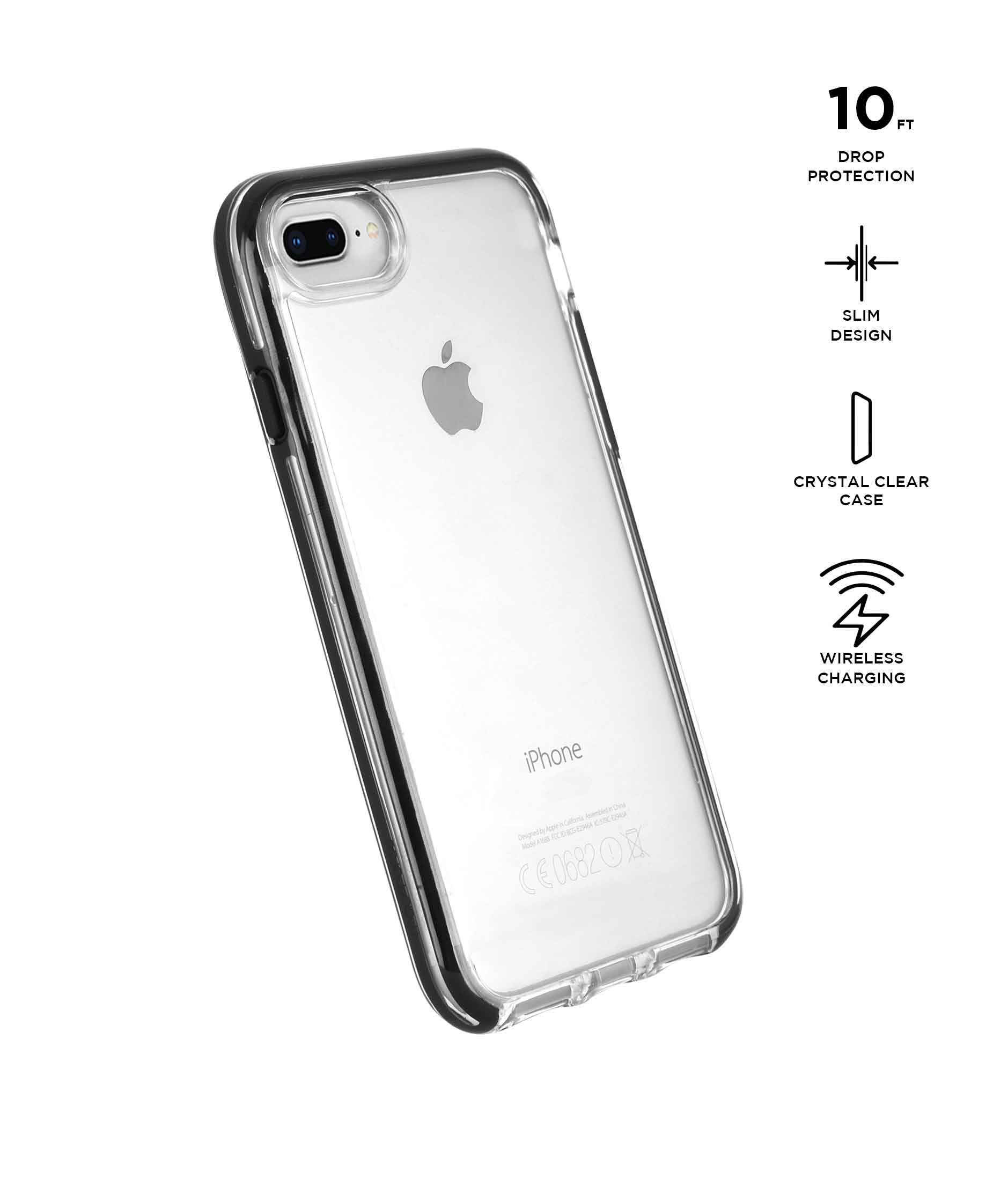 Crystal Clear - Extreme Phone Case for iPhone 8 Plus