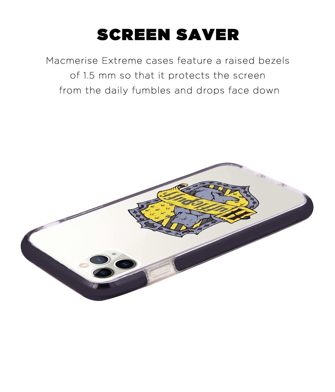 Crest Hufflepuff - Extreme Phone Case for iPhone 11 Pro