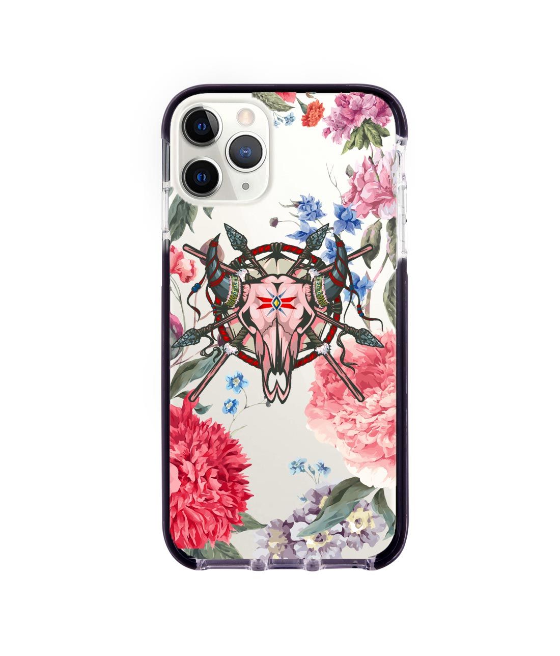 Floral Symmetry - Extreme Phone Case for iPhone 11 Pro