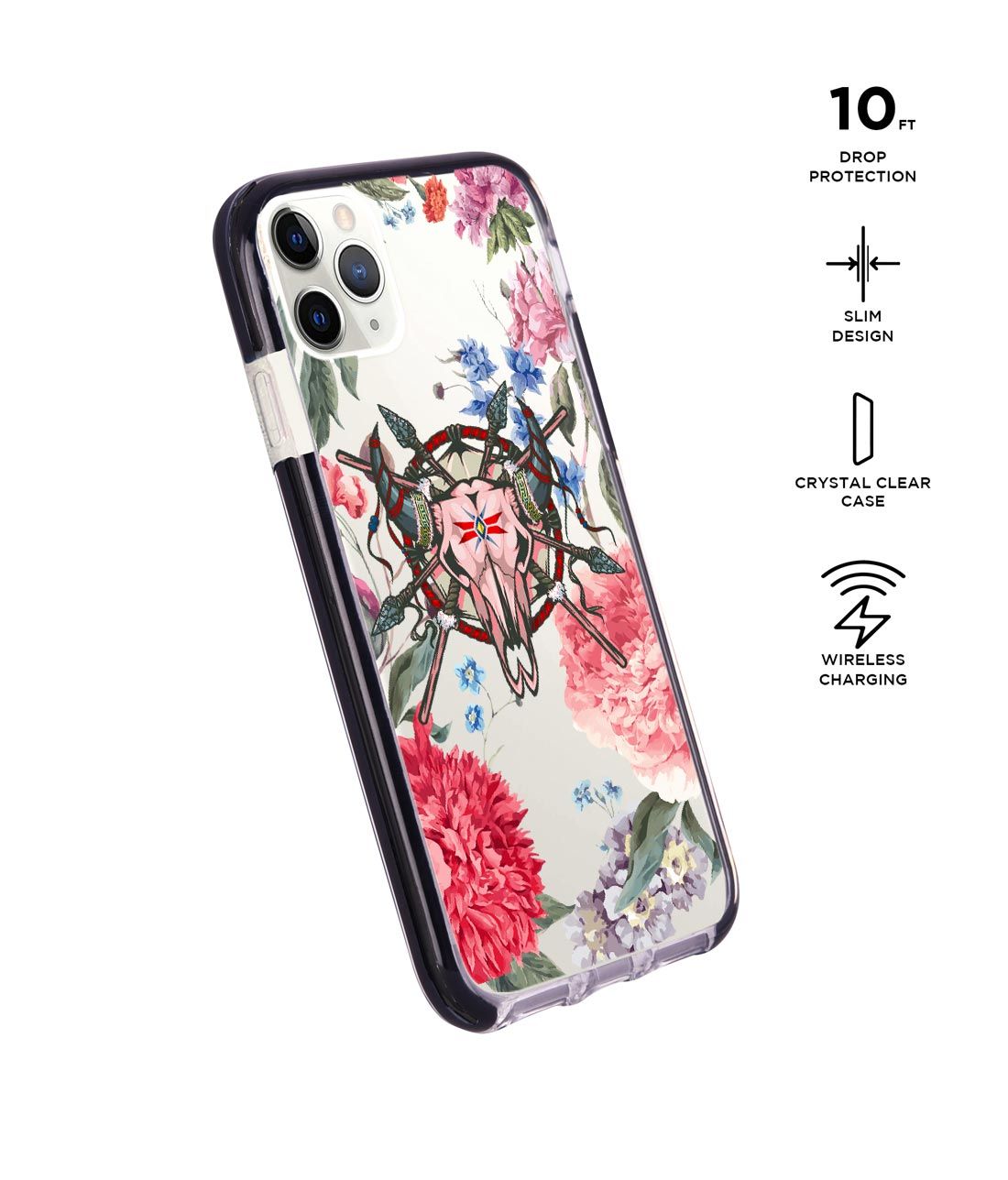Floral Symmetry - Extreme Phone Case for iPhone 11 Pro
