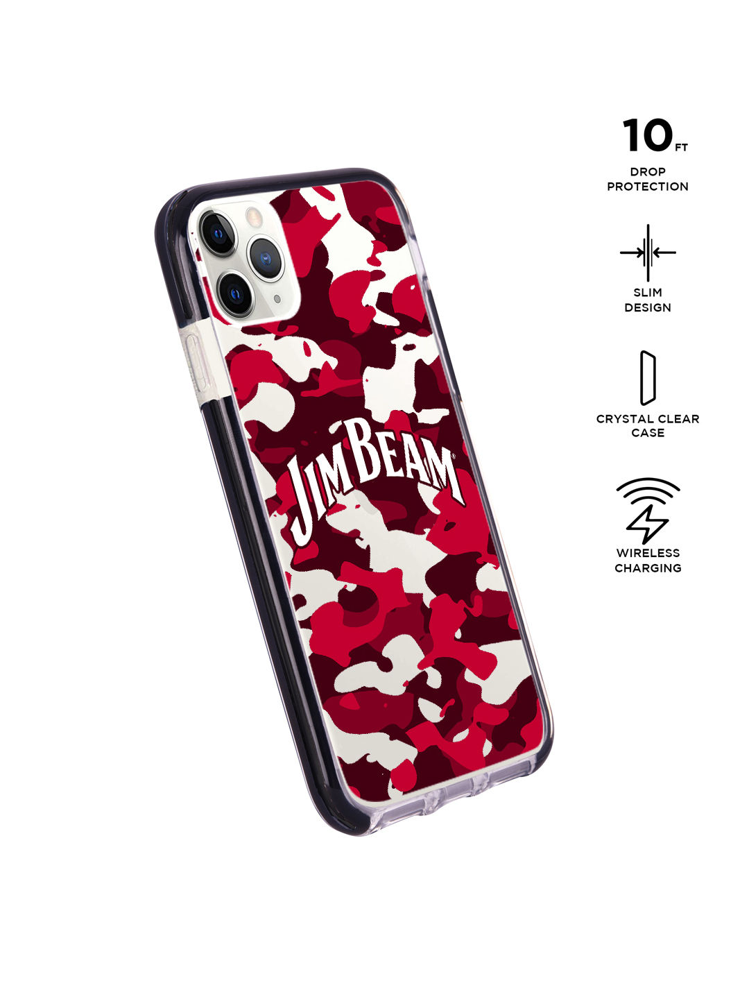 Jim Beam Camo Red - Shield Case for iPhone 11 Pro