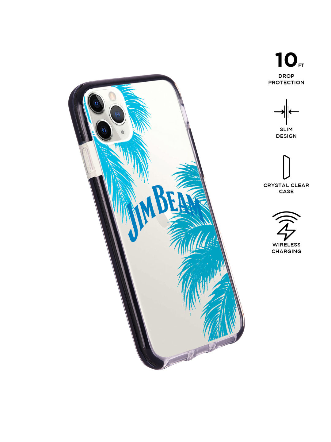 Jim Beam Palms Blue - Shield Case for iPhone 11 Pro