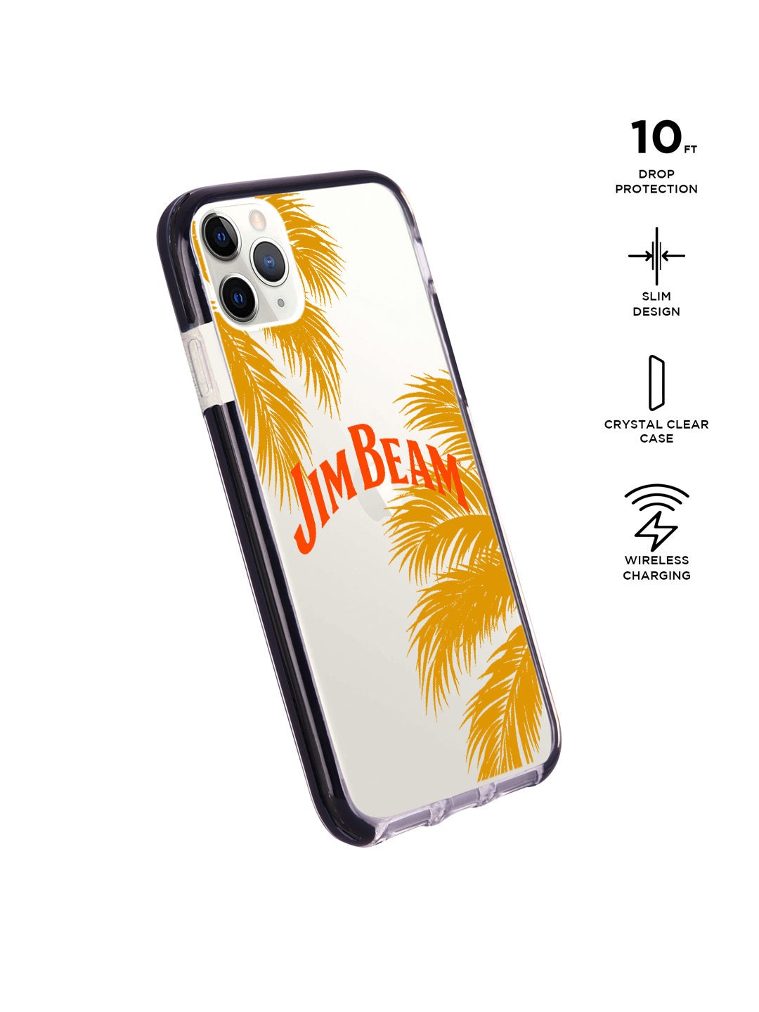 Jim Beam Palms Golden - Shield Case for iPhone 11 Pro
