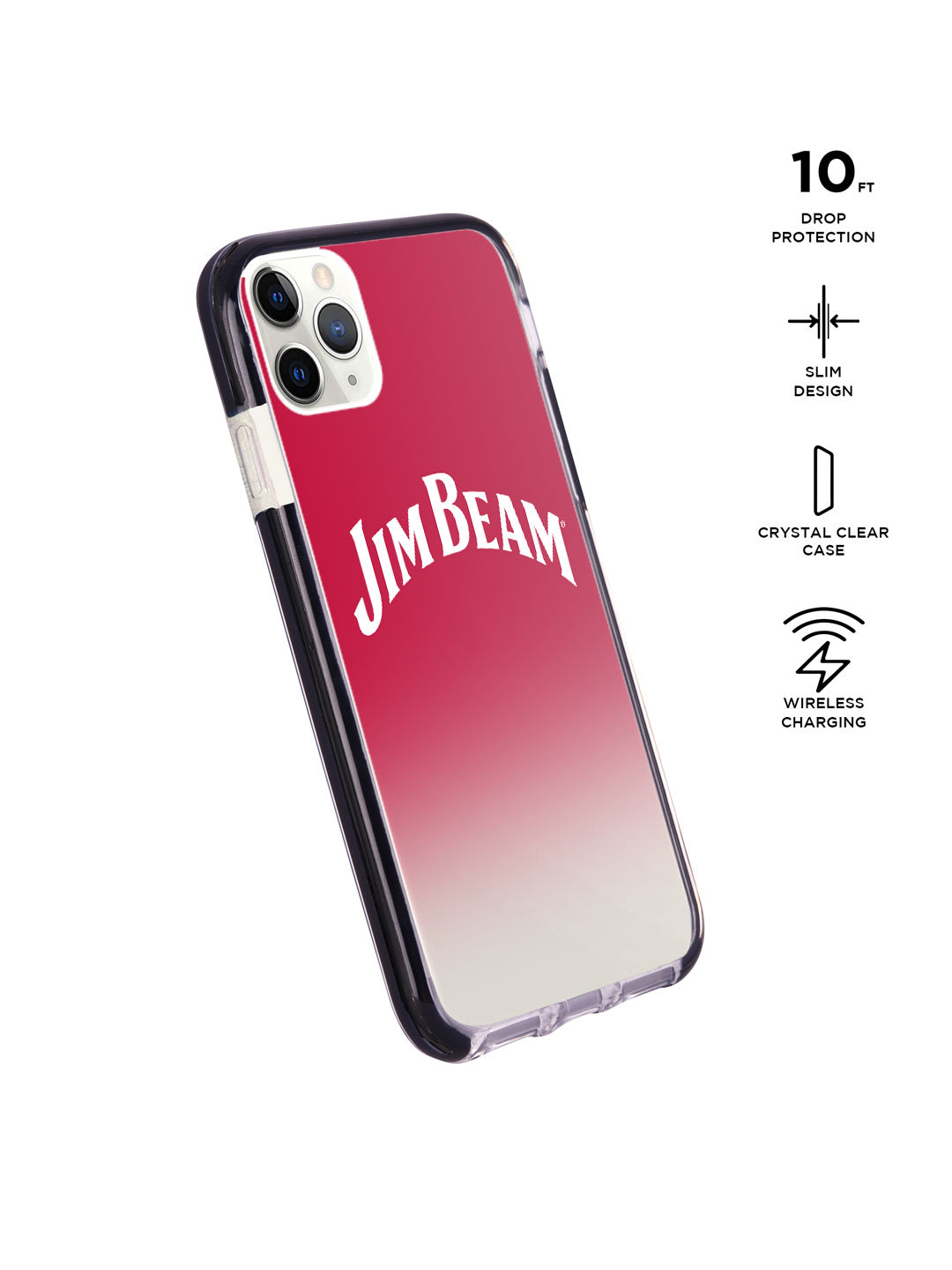 Jim Beam Red Fade - Shield Case for iPhone 11 Pro
