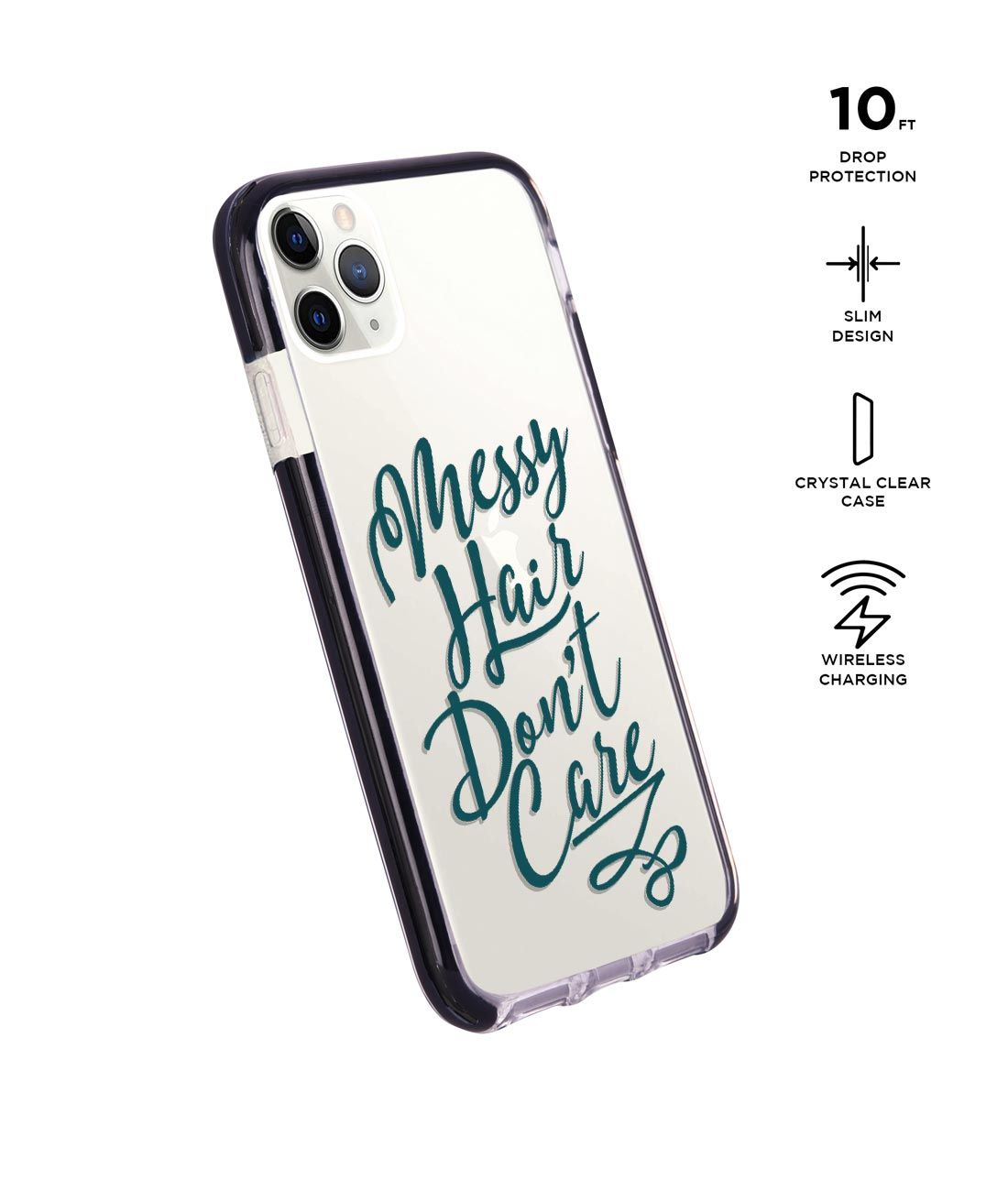 Messy Hair Dont Care - Extreme Phone Case for iPhone 11 Pro